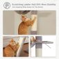 5-Tier Cat Tower Adjustable Tall Cat Climbing Tree with Scratching Post - Flower Grey Image