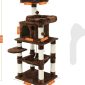 Cat Tree Multi-Level Cat Tower for Indoor Cats with Scratching Posts - Brown Dimensions