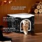 Foldable Cat Hideaway Bedsure Cat Beds for Indoor Cats - Black Cobweb single bigger space