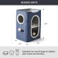 Foldable Cat Hideaway Bedsure Cat Beds for Indoor Cats - Dimensions Double