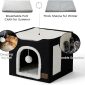 Foldable Cat Hideaway Bedsure Cat Beds for Indoor Cats - Single Features