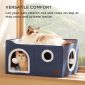 Foldable Cat Hideaway Bedsure Cat Beds for Indoor Cats - Widen Feature 2