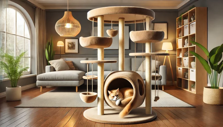 Keep Your Kitty Entertained With Cat Tree - 01