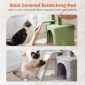 Small Cat Tower Cat Condo with Green Sisal Scratching Ramp