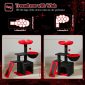 Small Cat Tower Cat Condo with Sisal Scratching Ramp Black Preference