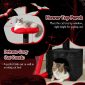 Small Cat Tower Cat Condo with Sisal Scratching Ramp Black Preference1