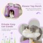 Small Cat Tower Cat Condo with Sisal Scratching Ramp Preference 1